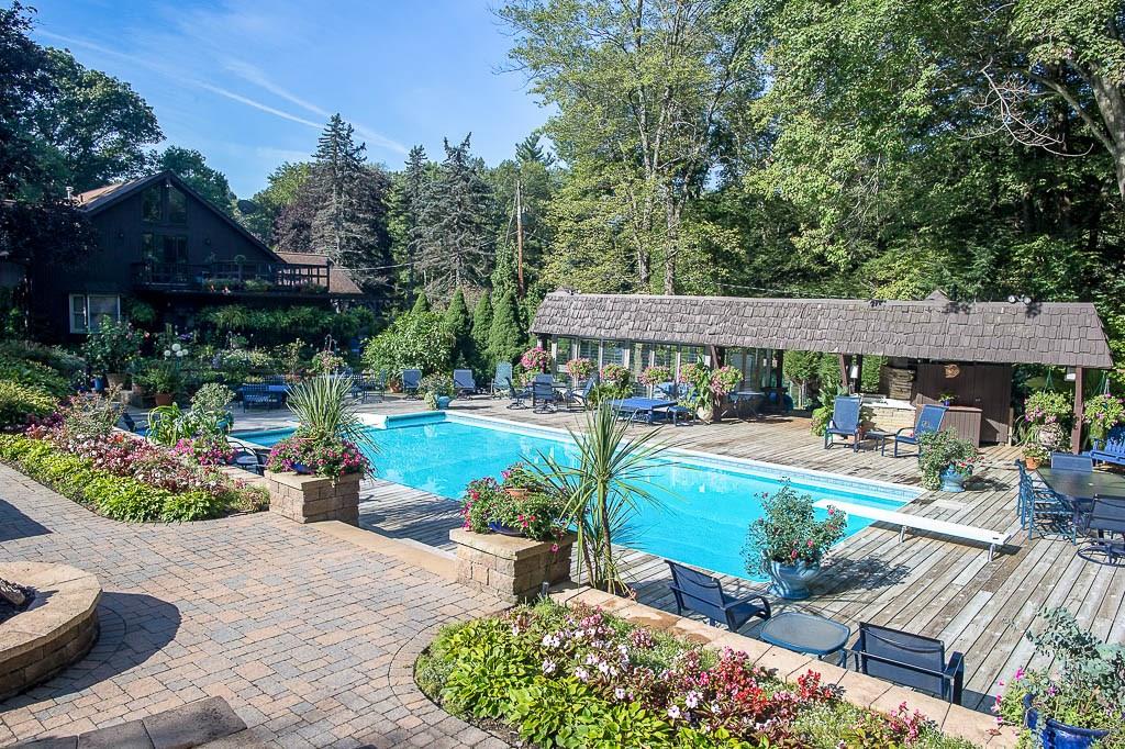 305 Logan Road Gibsonia, PA 15044 - Photo 5 of 25 Pool House with Wet Bar, Grill & Bathroom, 40x20 Inground Pool