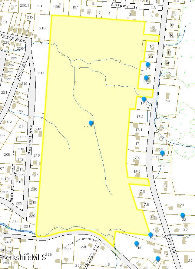 0 East Road Adams, MA 01220 - Photo 2 of 3 Acreage Map
