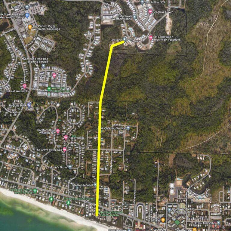 110 Prairie Pass Santa Rosa Beach, FL 32459 - Photo 32 of 58 Beach-LillyLaneMap_NatureWalk-768x768