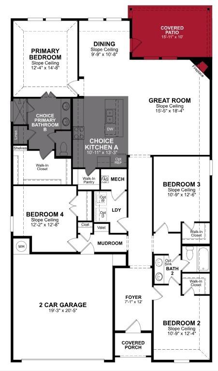 2525 Freeman Street Anna, TX 75409 - Photo 28 of 28 Beazer Homes Churchill Teton Floorplan.