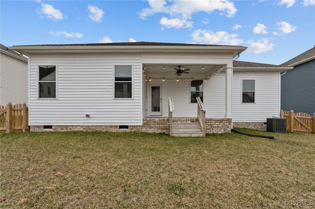 15624 Cedarville Drive Midlothian, VA 23112 - Photo 40 of 49 a view of a backyard with a large tree