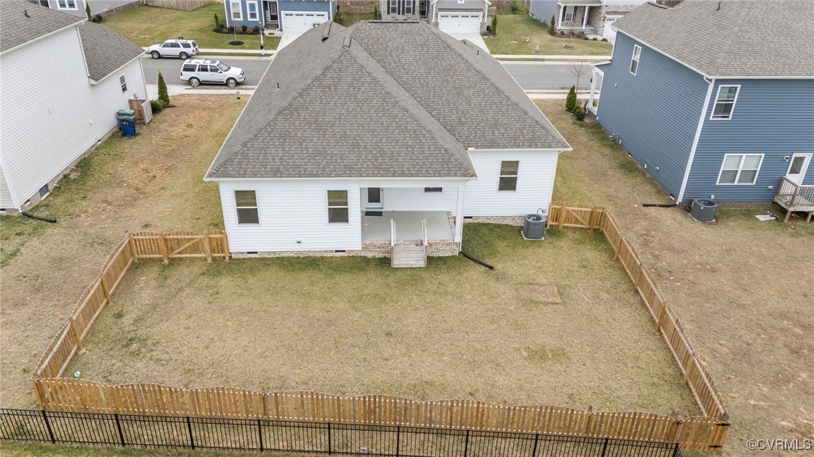 15624 Cedarville Drive Midlothian, VA 23112 - Photo 46 of 49 an aerial view of a house with swimming pool