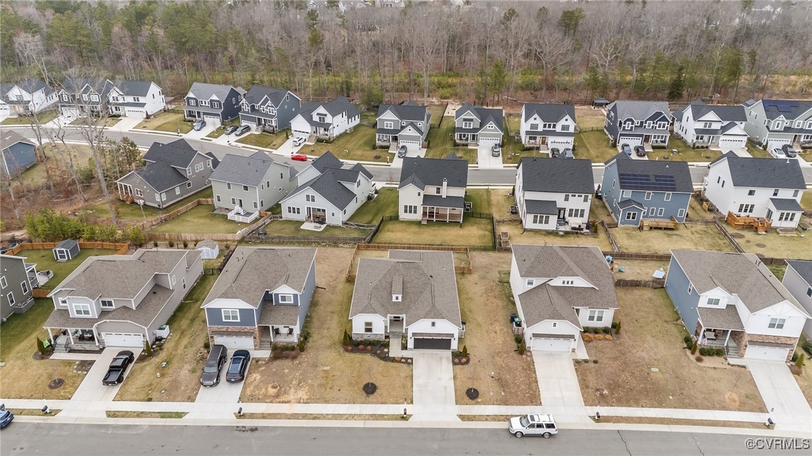 15624 Cedarville Drive Midlothian, VA 23112 - Photo 47 of 49 an aerial view of residential houses with yard