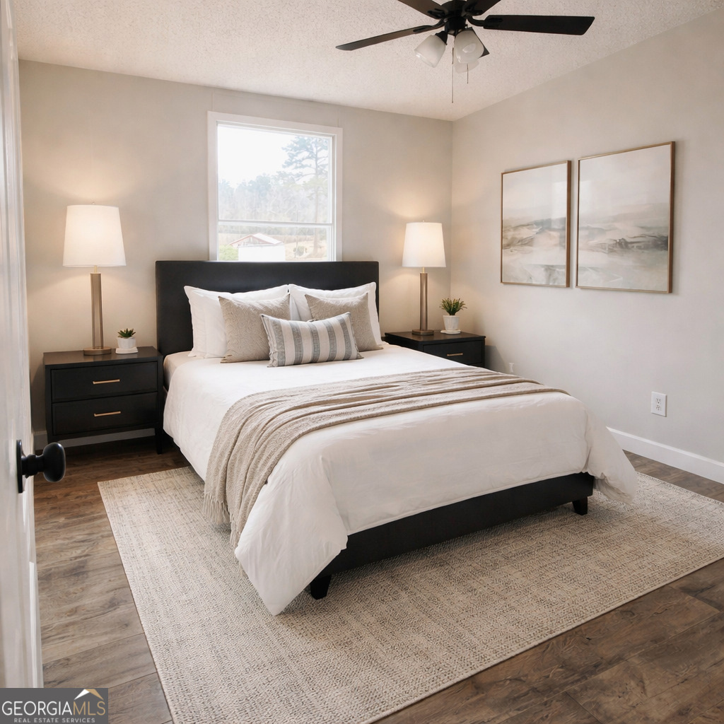210 Flint River Estates Road Roberta, GA 31078 - Photo 23 of 32 Split bedroom Plan/Virtually Staged