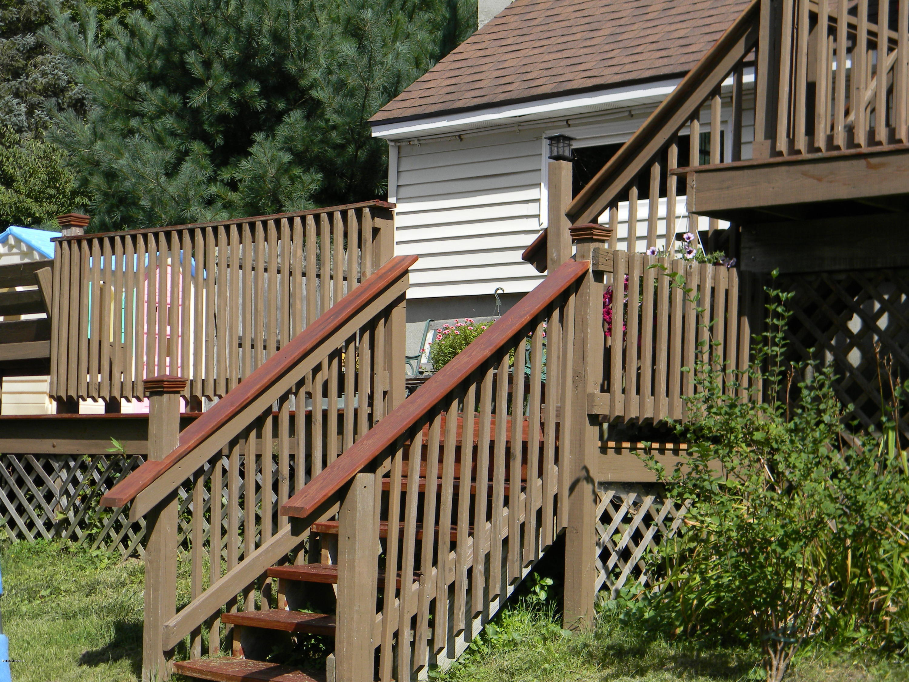 722 East New Lenox Road Pittsfield, MA 01201 - Photo 16 of 19 Stairs to 2 level deck