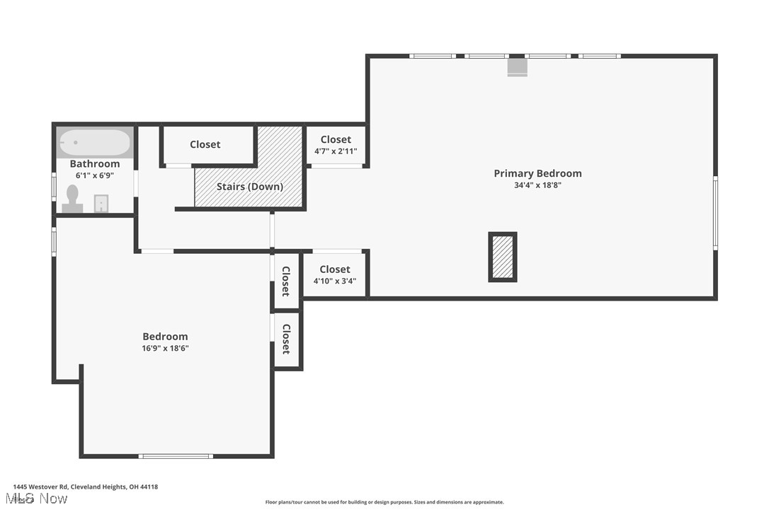 1445 Westover Road Cleveland, OH 44118 - Photo 45 of 47 Second floor plan