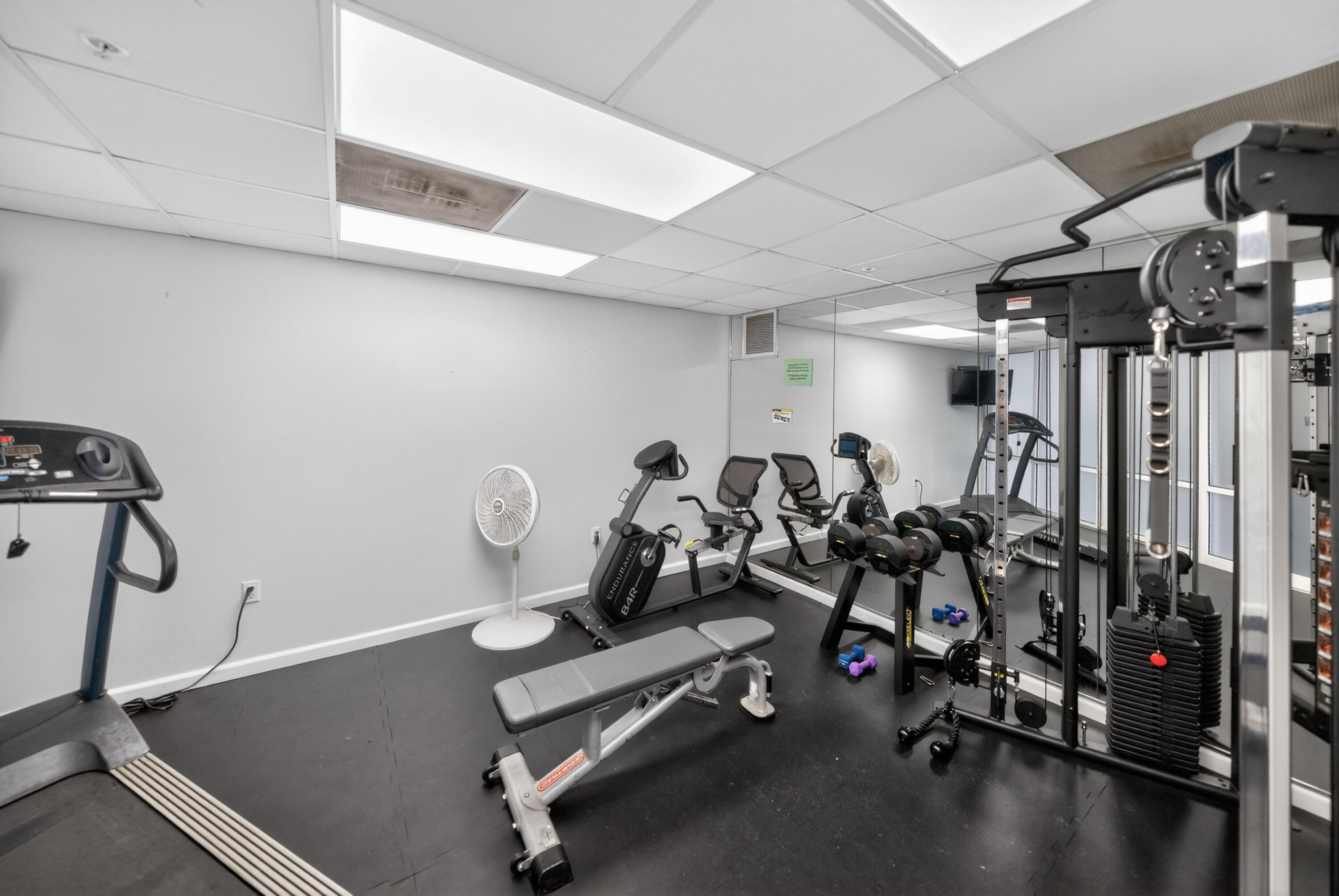 895 Santa Rosa Boulevard, Unit 510 Fort Walton Beach, FL 32548 - Photo 29 of 45 a view of a room with gym equipment