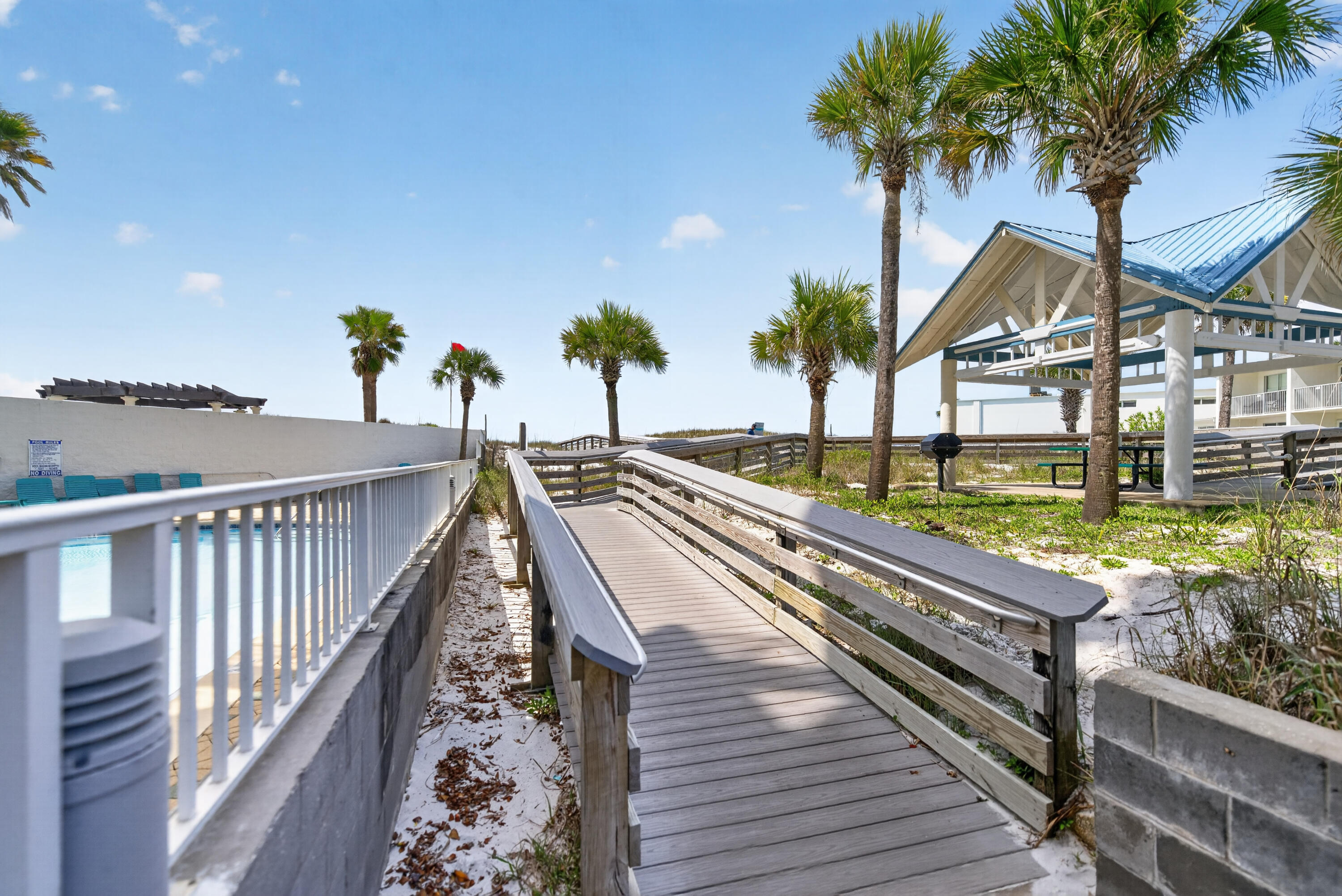 895 Santa Rosa Boulevard, Unit 510 Fort Walton Beach, FL 32548 - Photo 32 of 45 swimming pool view from a balcony