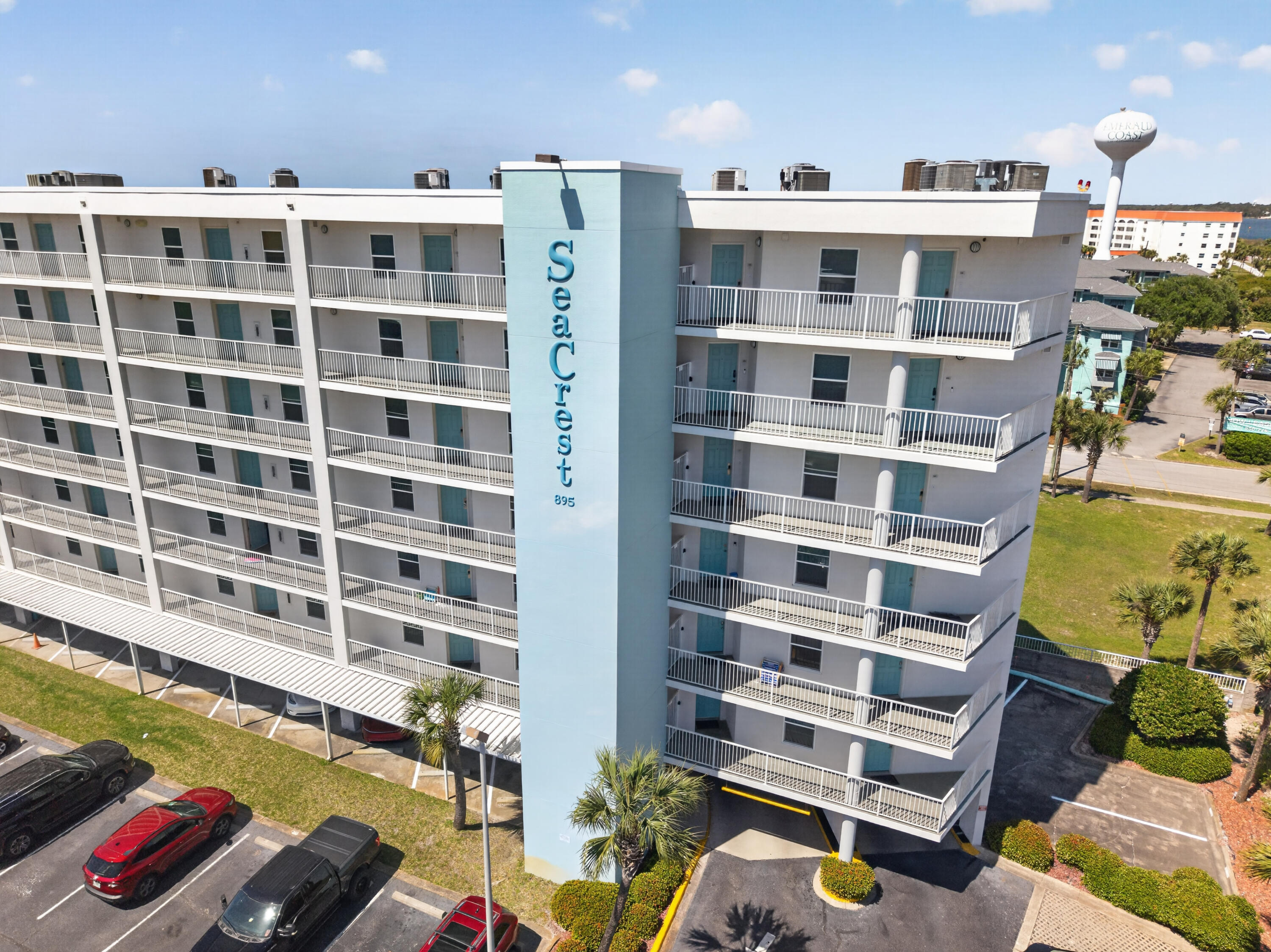 895 Santa Rosa Boulevard, Unit 510 Fort Walton Beach, FL 32548 - Photo 42 of 45 a view of a building with a outdoor space