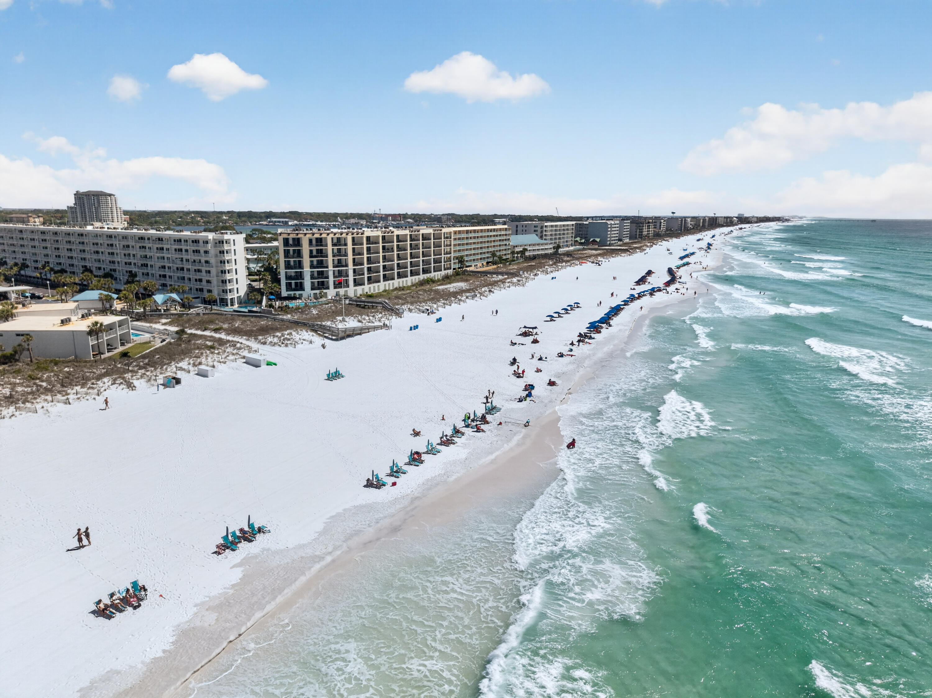895 Santa Rosa Boulevard, Unit 510 Fort Walton Beach, FL 32548 - Photo 45 of 45 a view of beach and ocean