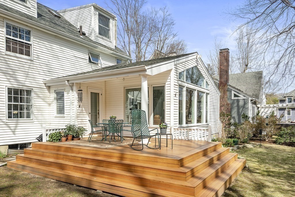 228 Islington Road Newton, MA 02466 - Photo 24 of 29 a view of a house with a patio