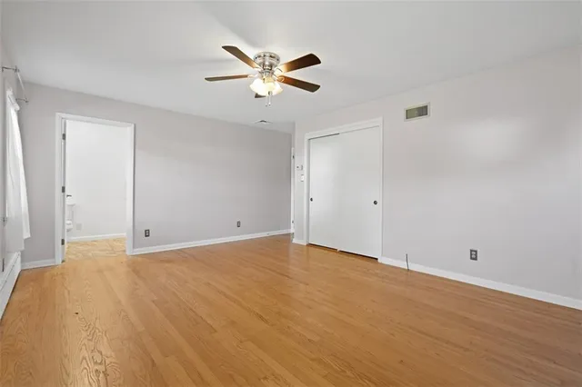 a view of an empty room