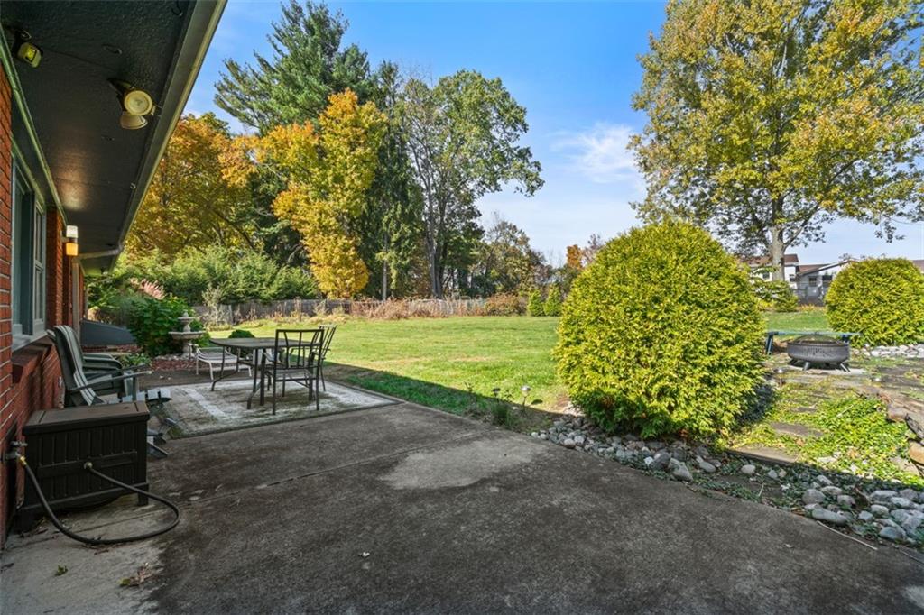 208 Summit Road Butler, PA 16001 - Photo 26 of 33 a view of a backyard with sitting area