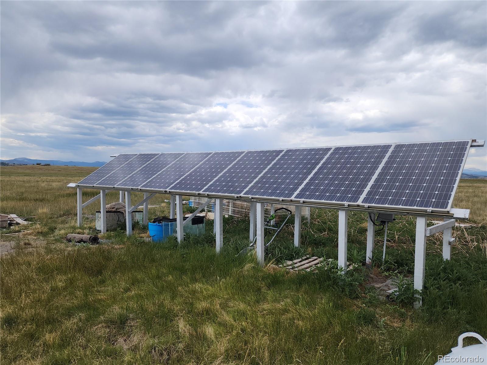 161 Fourmile Creek Road Hartsel, CO 80449 - Photo 14 of 31 a front view of a house with a garden