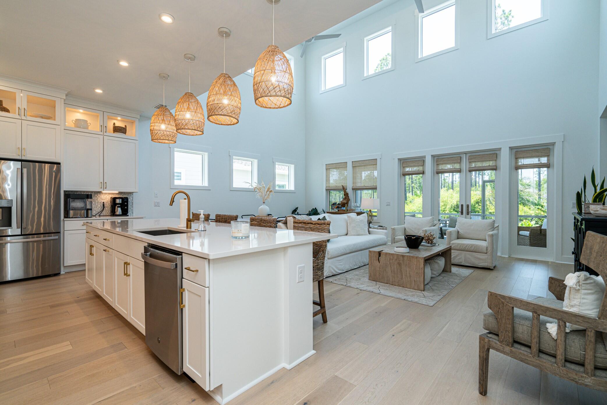 165 Pennekamp Ln Inlet Beach Inlet Beach, FL 32461 - Photo 16 of 75 165 Pennekamp Ln-kitchen living