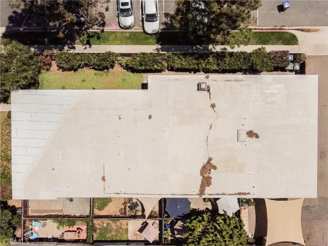 a view of swimming pool with a yard