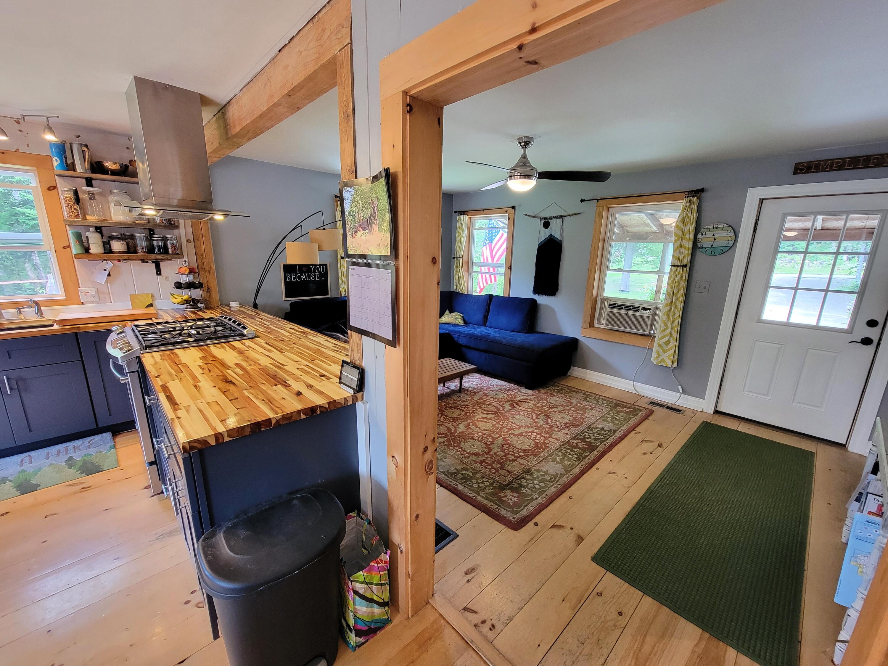 721 East Thorndike Road Thorndike, ME 04986 - Photo 11 of 40 Living Room/Kitchen