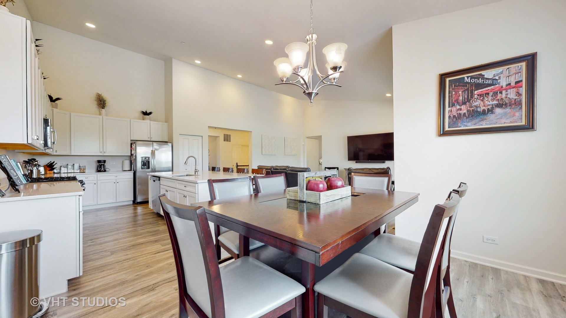 5841 Fairview Lane Hoffman Estates, IL 60192 - Photo 11 of 35 a view of a dining room with furniture and wooden floor