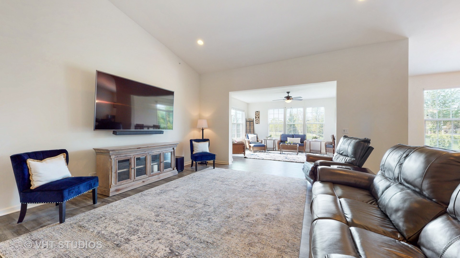 5841 Fairview Lane Hoffman Estates, IL 60192 - Photo 7 of 35 a living room with furniture and a flat screen tv