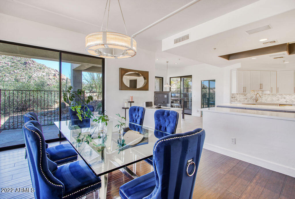 10801 East Happy Valley Road, Unit 113 Scottsdale, AZ 85255 - Photo 14 of 96 Formal dining with views