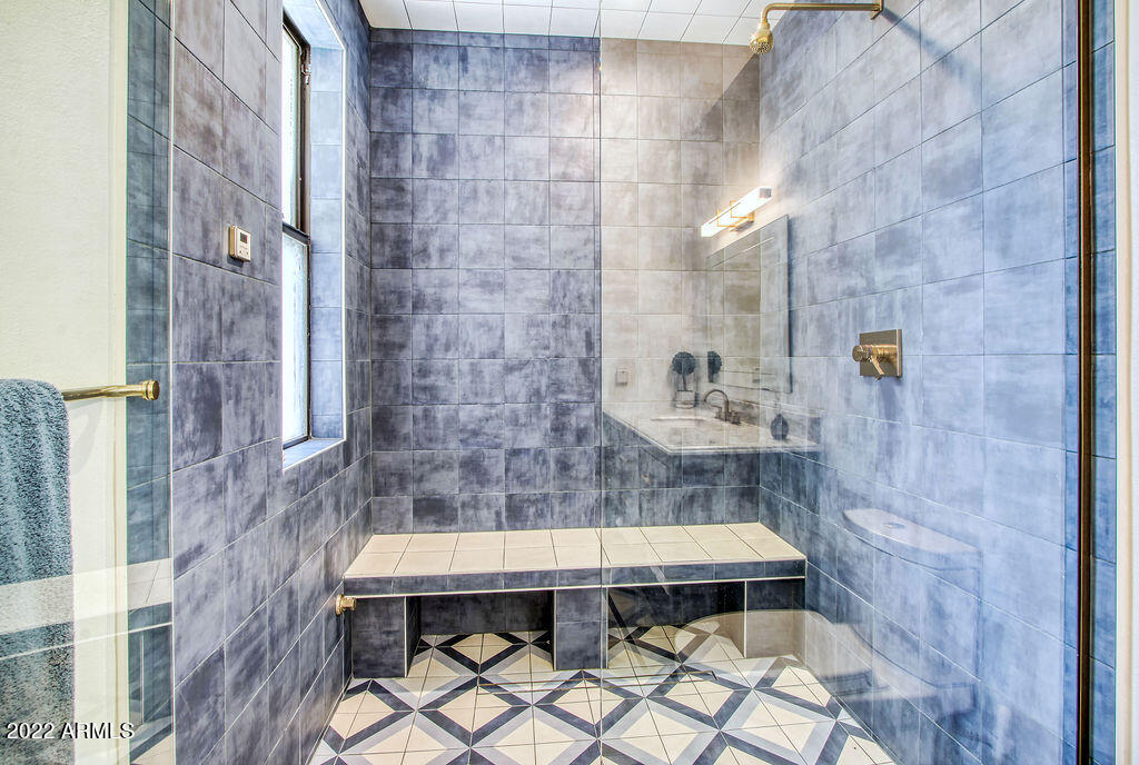 10801 East Happy Valley Road, Unit 113 Scottsdale, AZ 85255 - Photo 51 of 96 Custom tile walk in shower