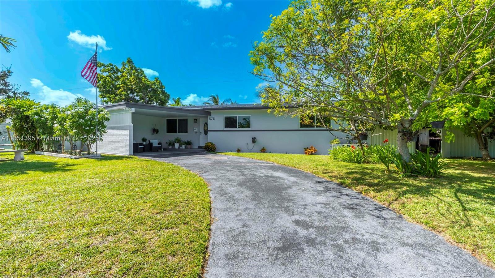 8711 Southwest 191st Street Cutler Bay, FL 33157 - Photo 34 of 56 a view of outdoor space yard and swimming pool