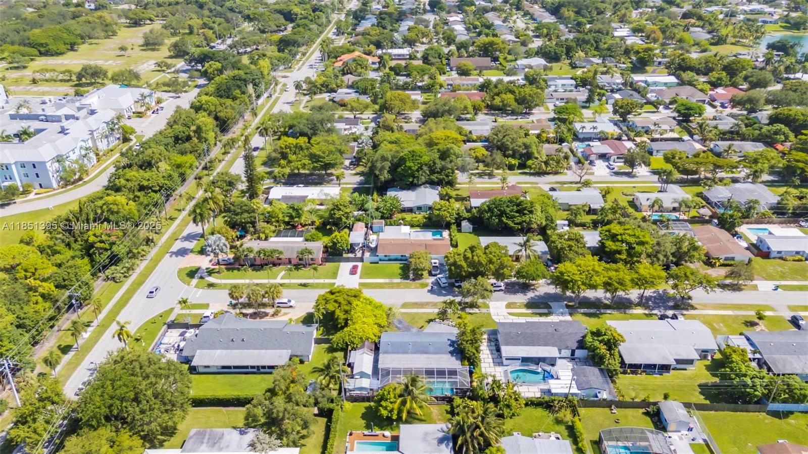 8711 Southwest 191st Street Cutler Bay, FL 33157 - Photo 48 of 56 an aerial view of residential houses with outdoor space