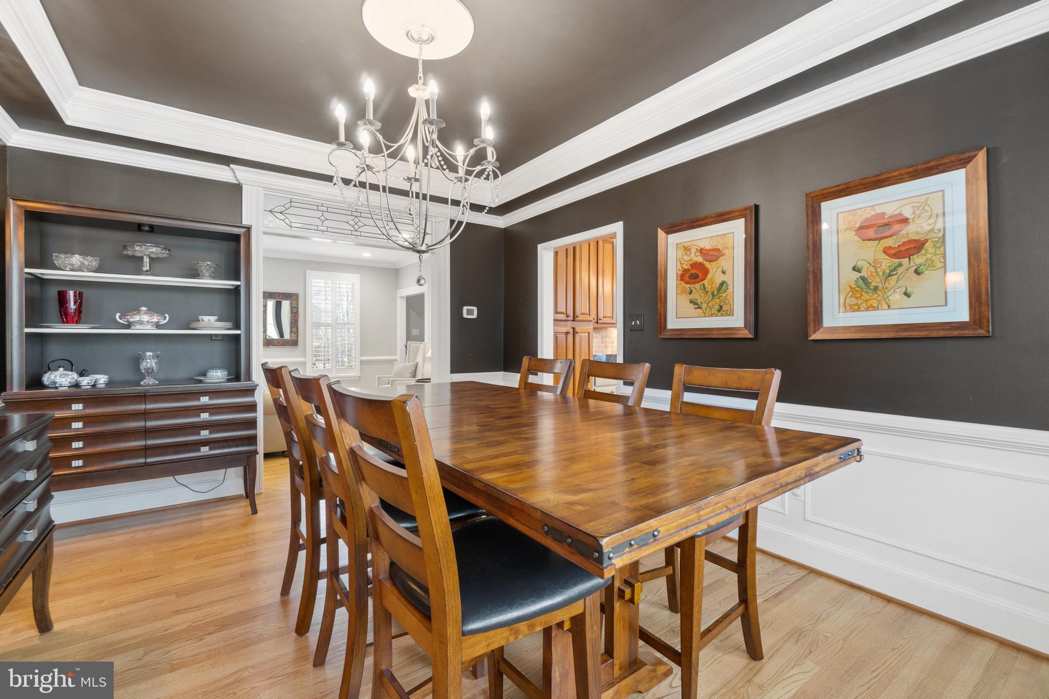 11276 Ridermark Row Columbia, MD 21044 - Photo 28 of 89 Dining Room w/Rich Moldings
