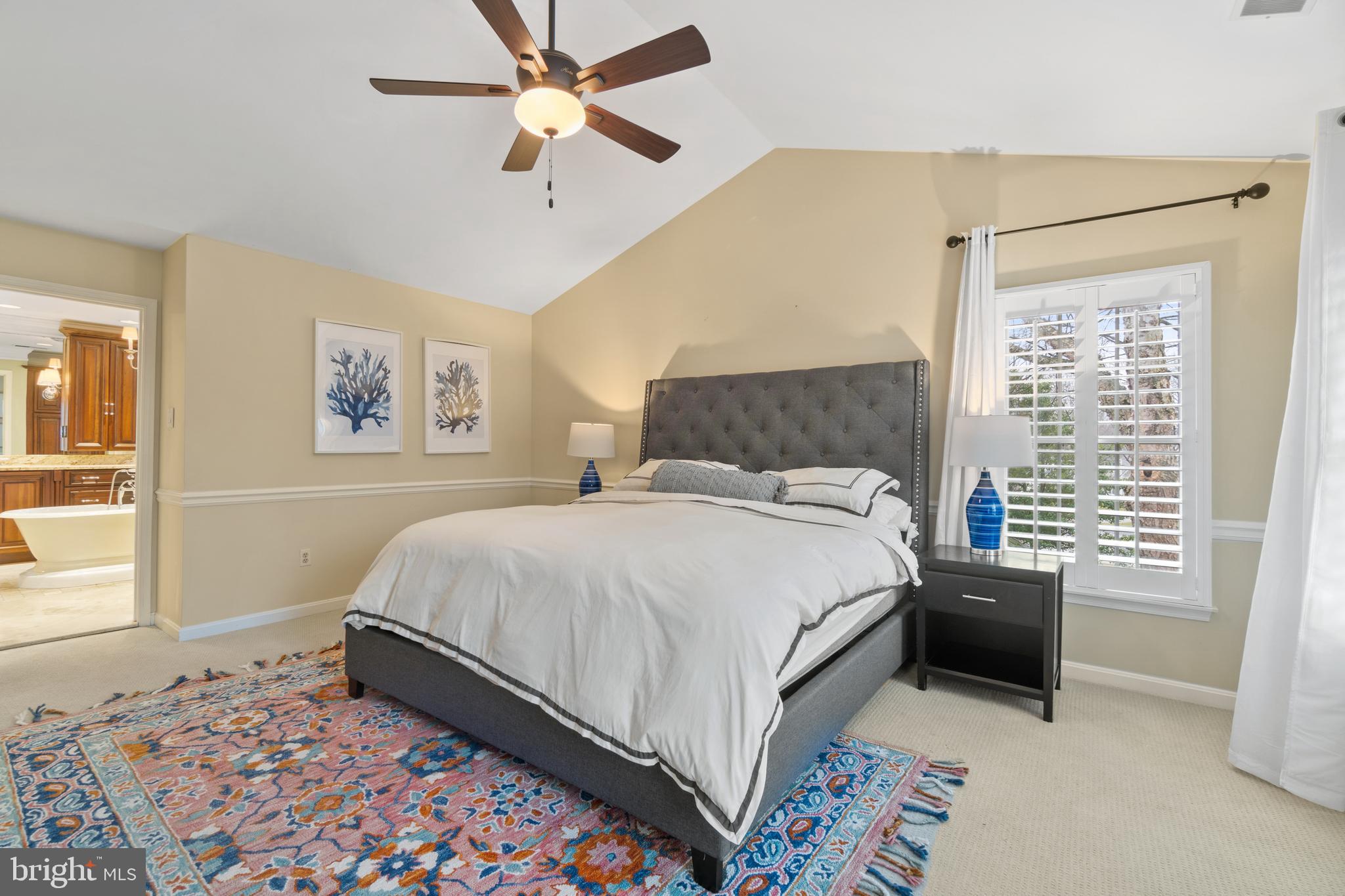 11276 Ridermark Row Columbia, MD 21044 - Photo 33 of 89 Primary Bedroom w/Cathedral Ceiling & Fan