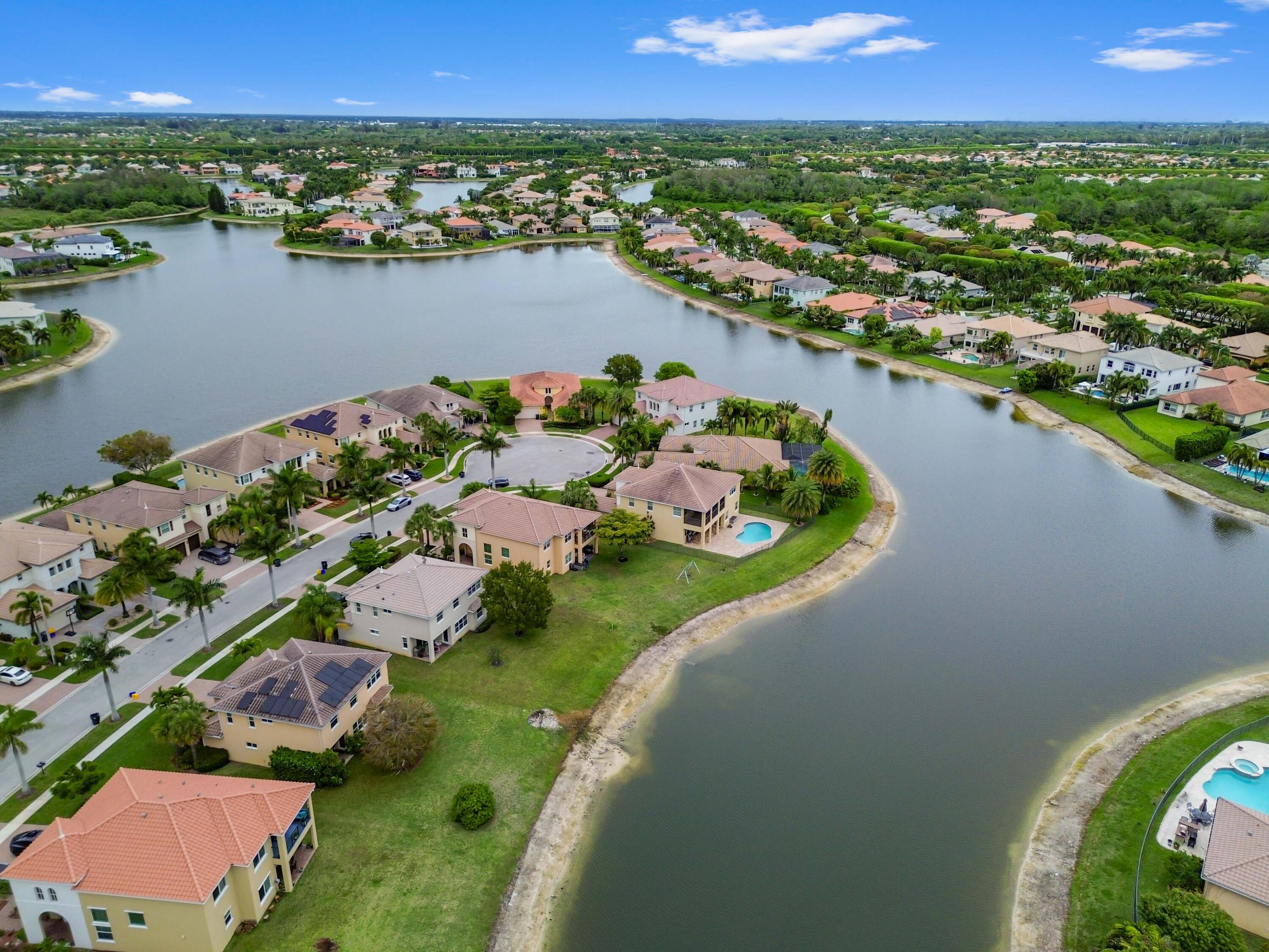 2910 Payson Way Wellington, FL 33414 - Photo 51 of 51 a view of a city and lake view