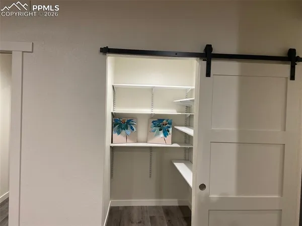 a view of an empty room