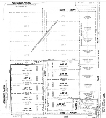 16026 North 6125th West, Unit 20 Riverside, UT 84334 - Photo 8 of 8 Plat Map