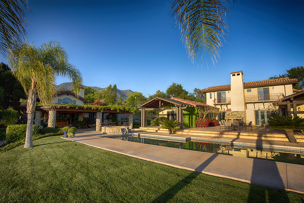 1945 Meiners Road Ojai, CA 93023 - Photo 6 of 21 a swimming pool with outdoor seating and yard