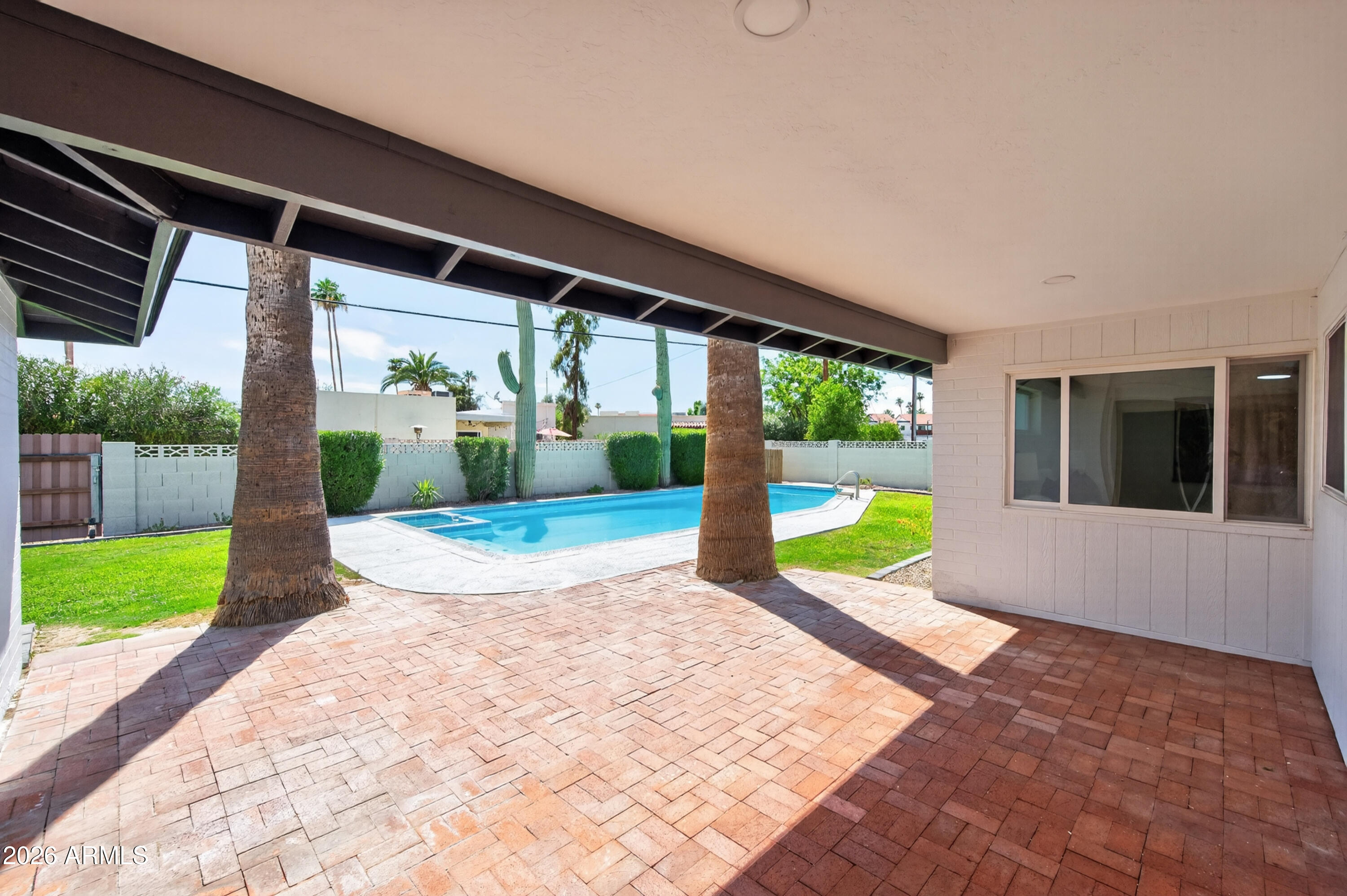 3422 South Terrace Road Tempe, AZ 85282 - Photo 32 of 43 a view of a porch with a backyard