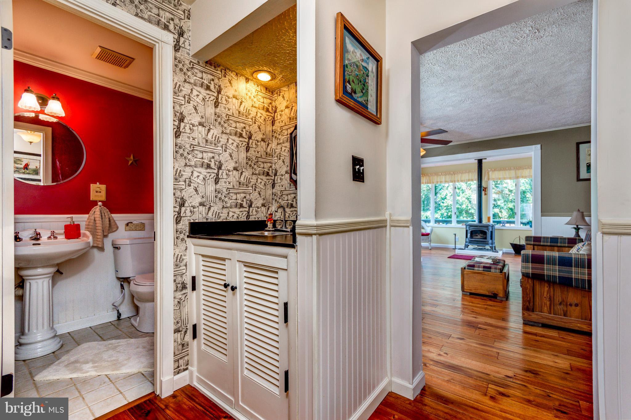 9004 Moonstone Road Baltimore, MD 21236 - Photo 16 of 30 Powder Room W/ Wet Bar