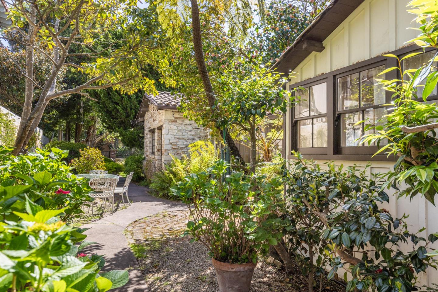 25286 Hatton Road Carmel, CA 93923 - Photo 7 of 34 a flower plants with wooden fence