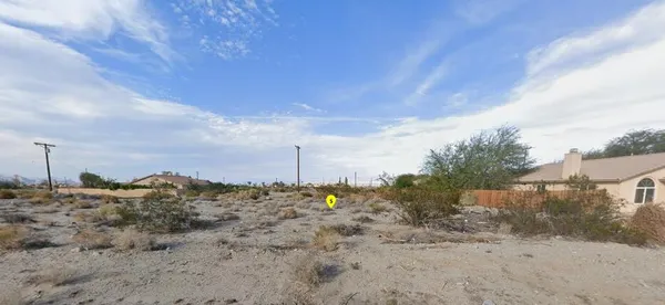 a view of a dry yard