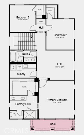 95 Interval Irvine, CA 92618 - Photo 12 of 12 Floor Plan Level 2