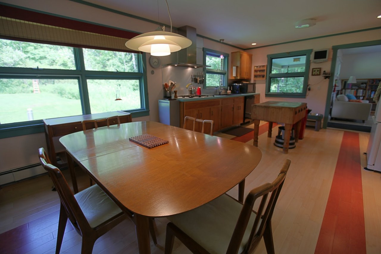 375 Main Road Monterey, MA 01245 - Photo 7 of 19 a view of a dining room with furniture window and outside view