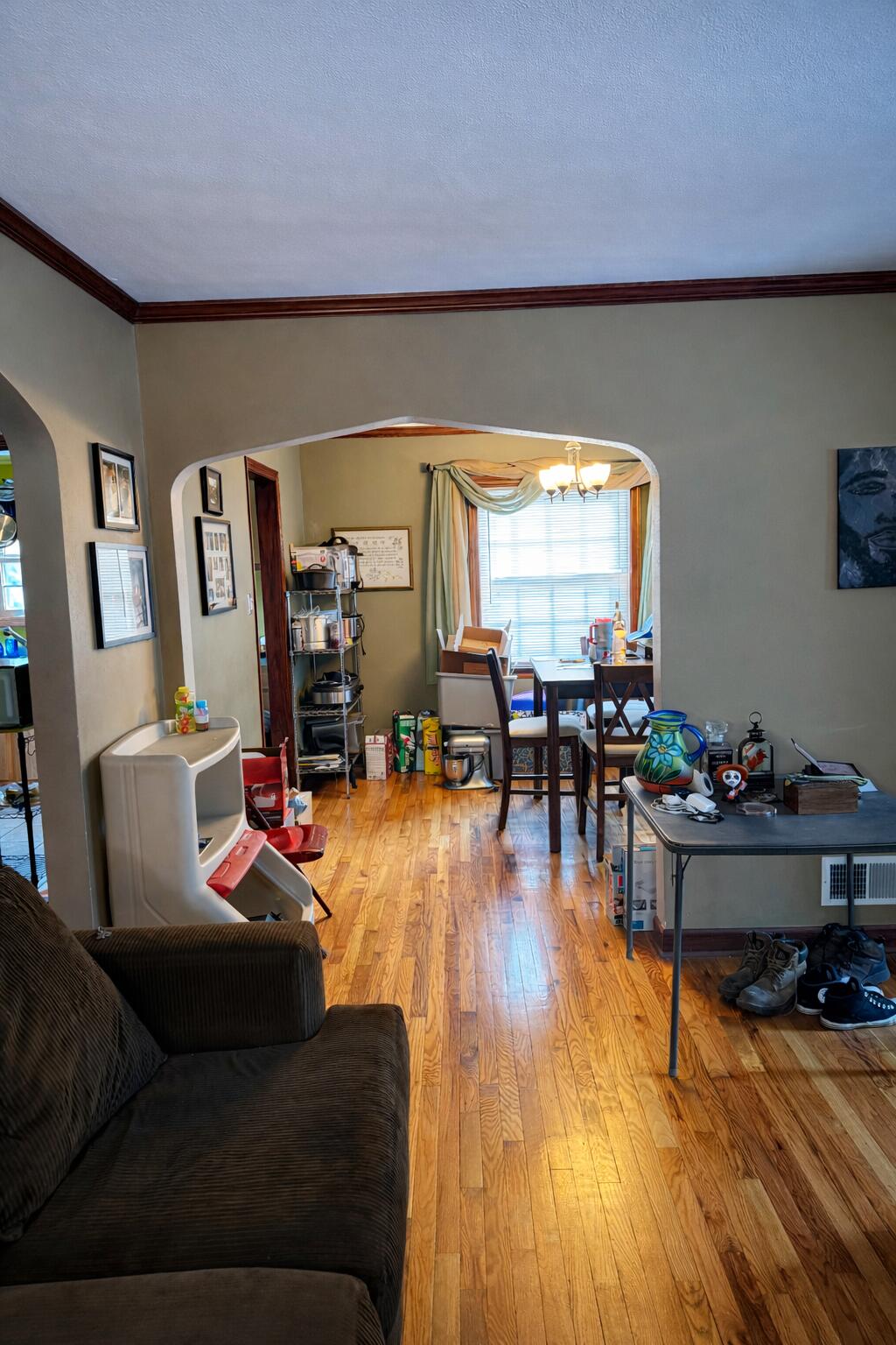 7341 Harrison Avenue Hammond, IN 46324 - Photo 11 of 16 a living room with furniture and wooden floor