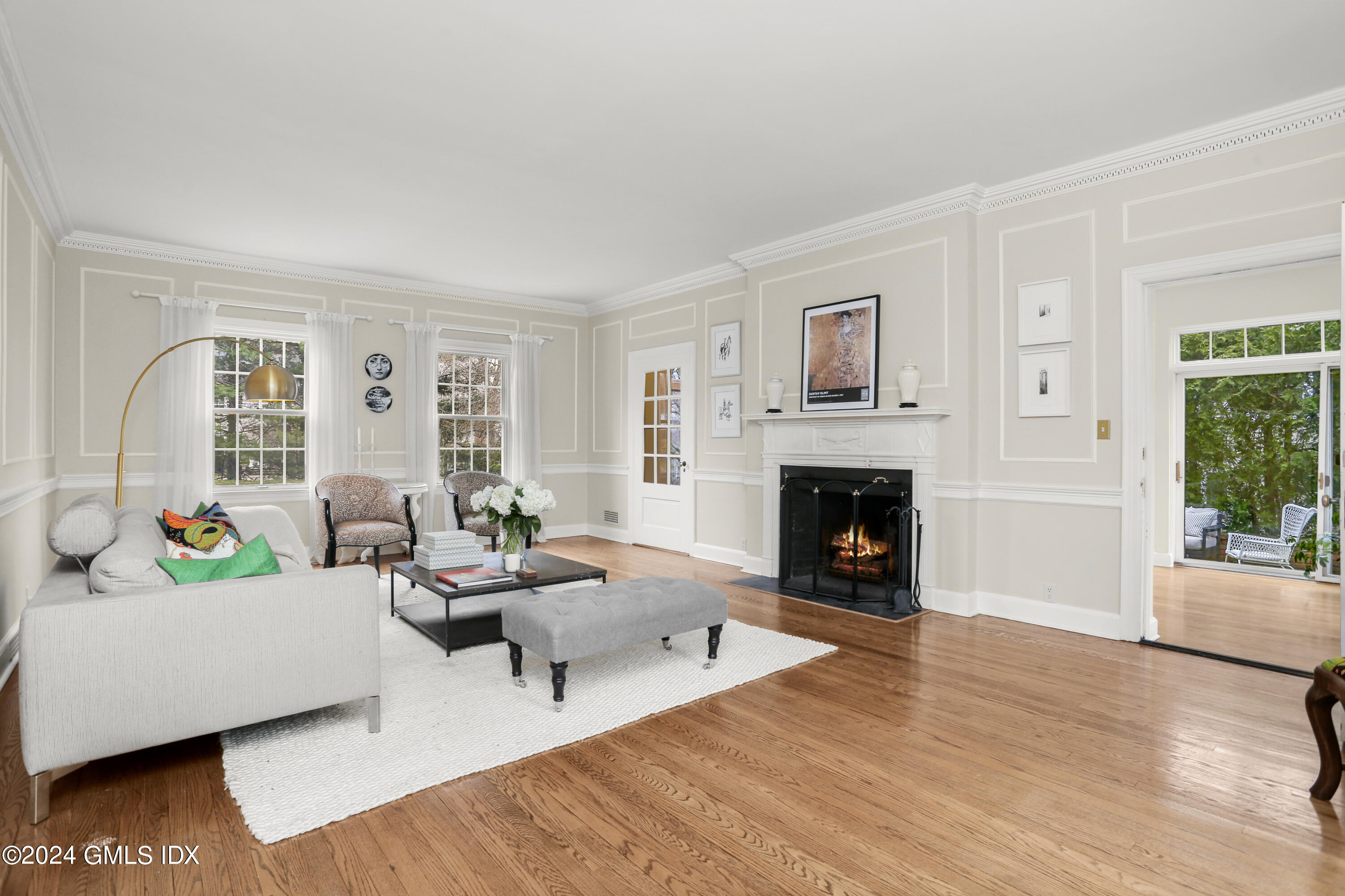 7 Willowmere Avenue Riverside, CT 06878 - Photo 4 of 31 a living room with furniture and a fireplace