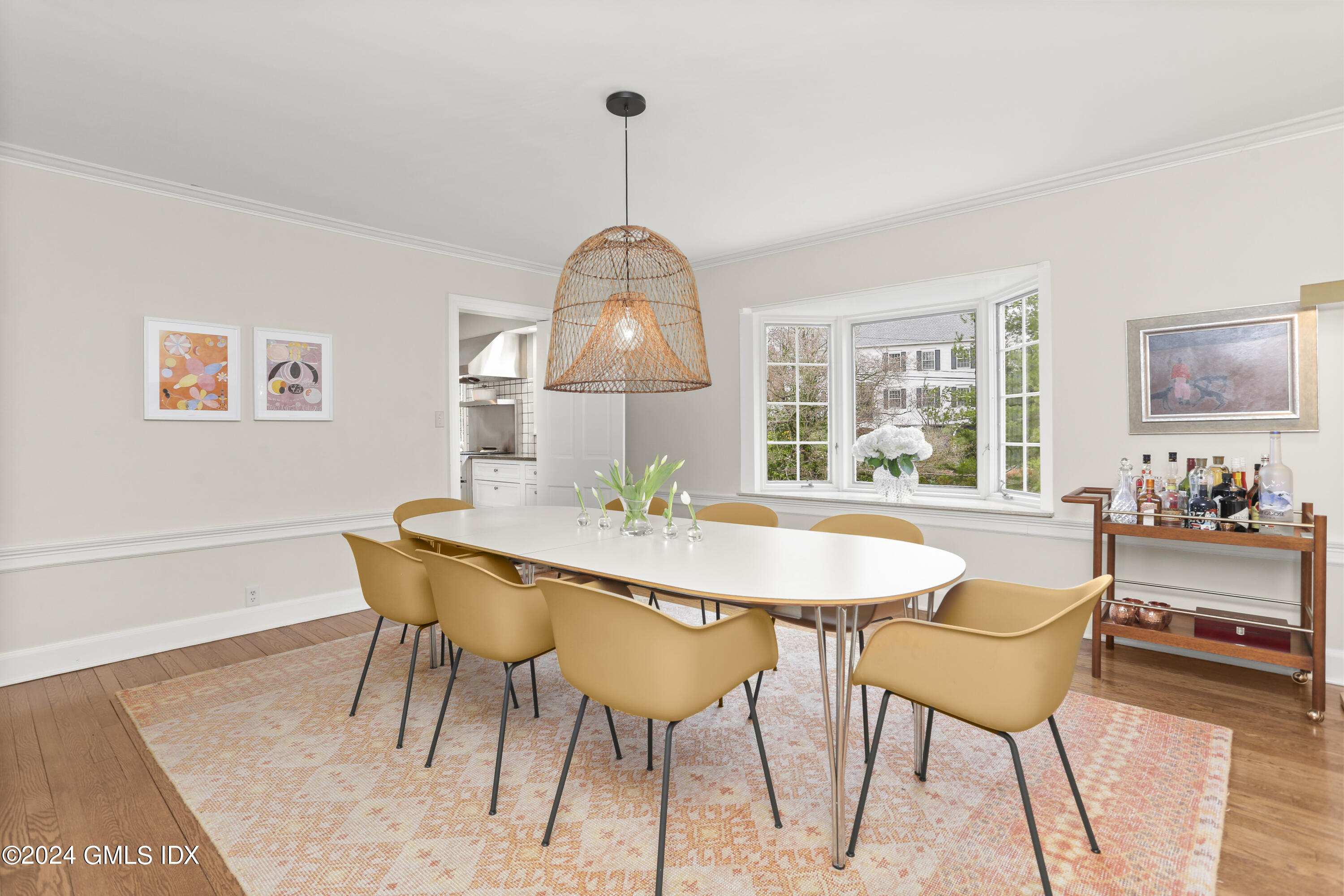 7 Willowmere Avenue Riverside, CT 06878 - Photo 10 of 31 a view of a dining room with furniture window and wooden floor