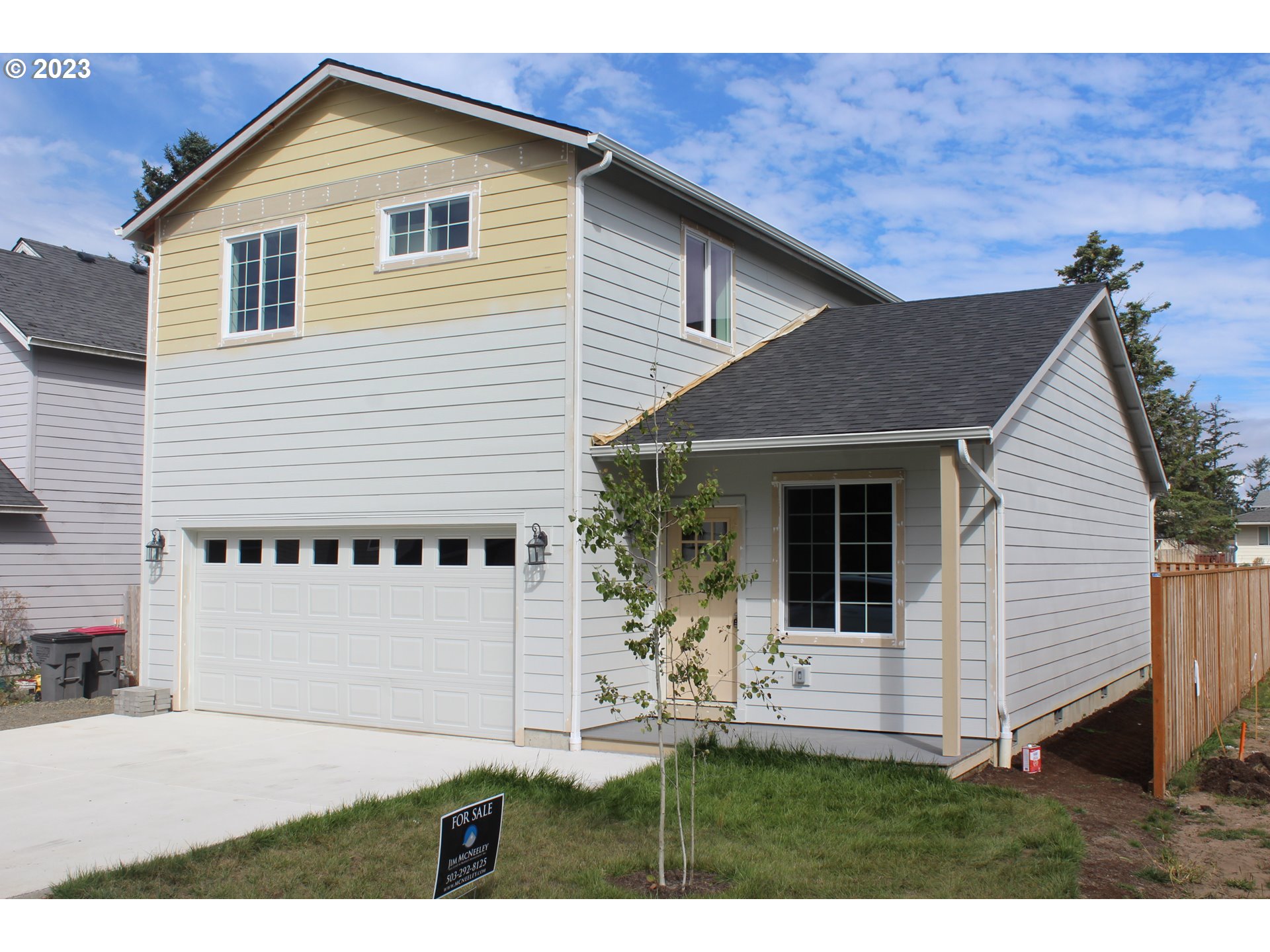 a view of a back yard of the house