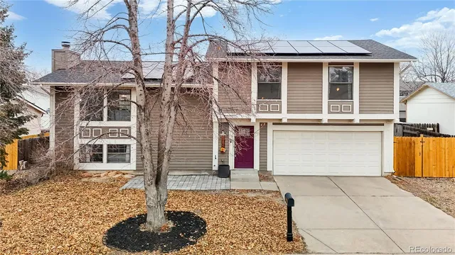 a front view of a house with entertaining space