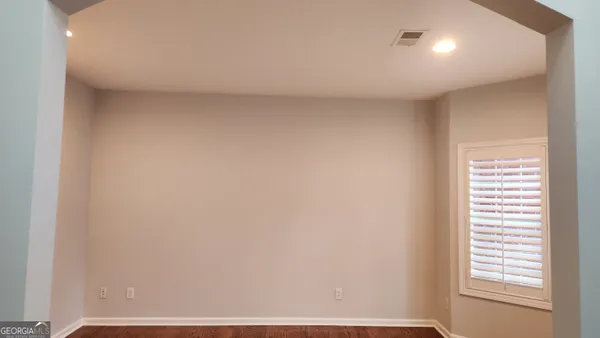 a view of empty room