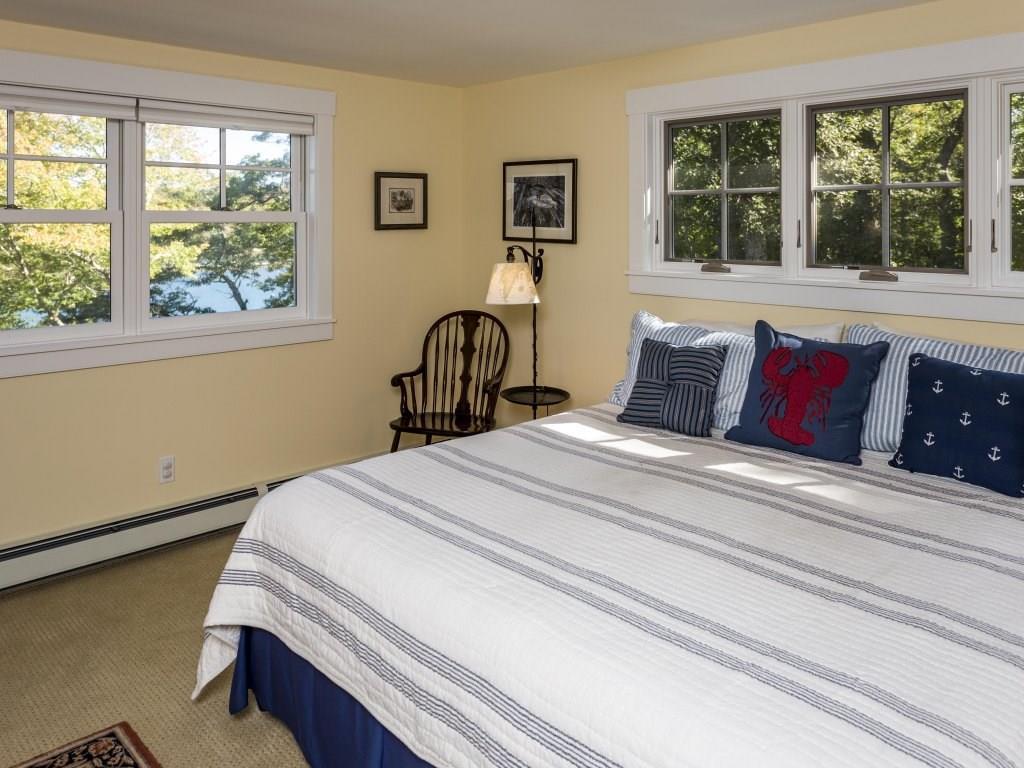680 Ocean Point Road East Boothbay, ME 04544 - Photo 23 of 31 Third bedroom with double closet and...