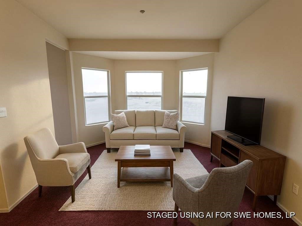 14026 Bradley Road El Paso, TX 79938 - Photo 6 of 12 a living room with furniture and a flat screen tv