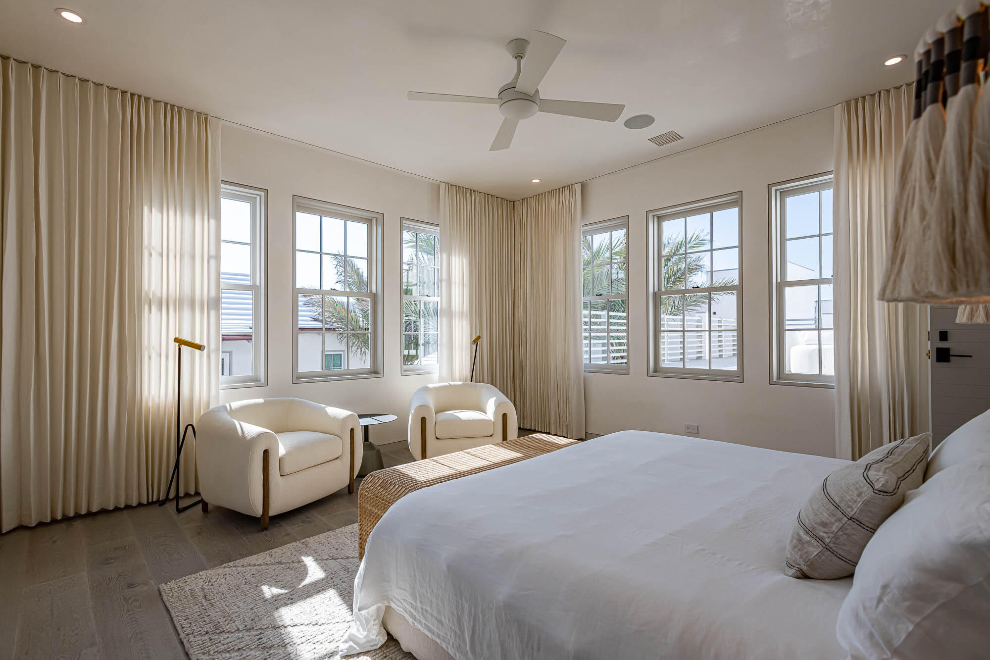 32 Mcgee Dr Inlet Beach Inlet Beach, FL 32461 - Photo 30 of 54 a bedroom with two beds and a large window