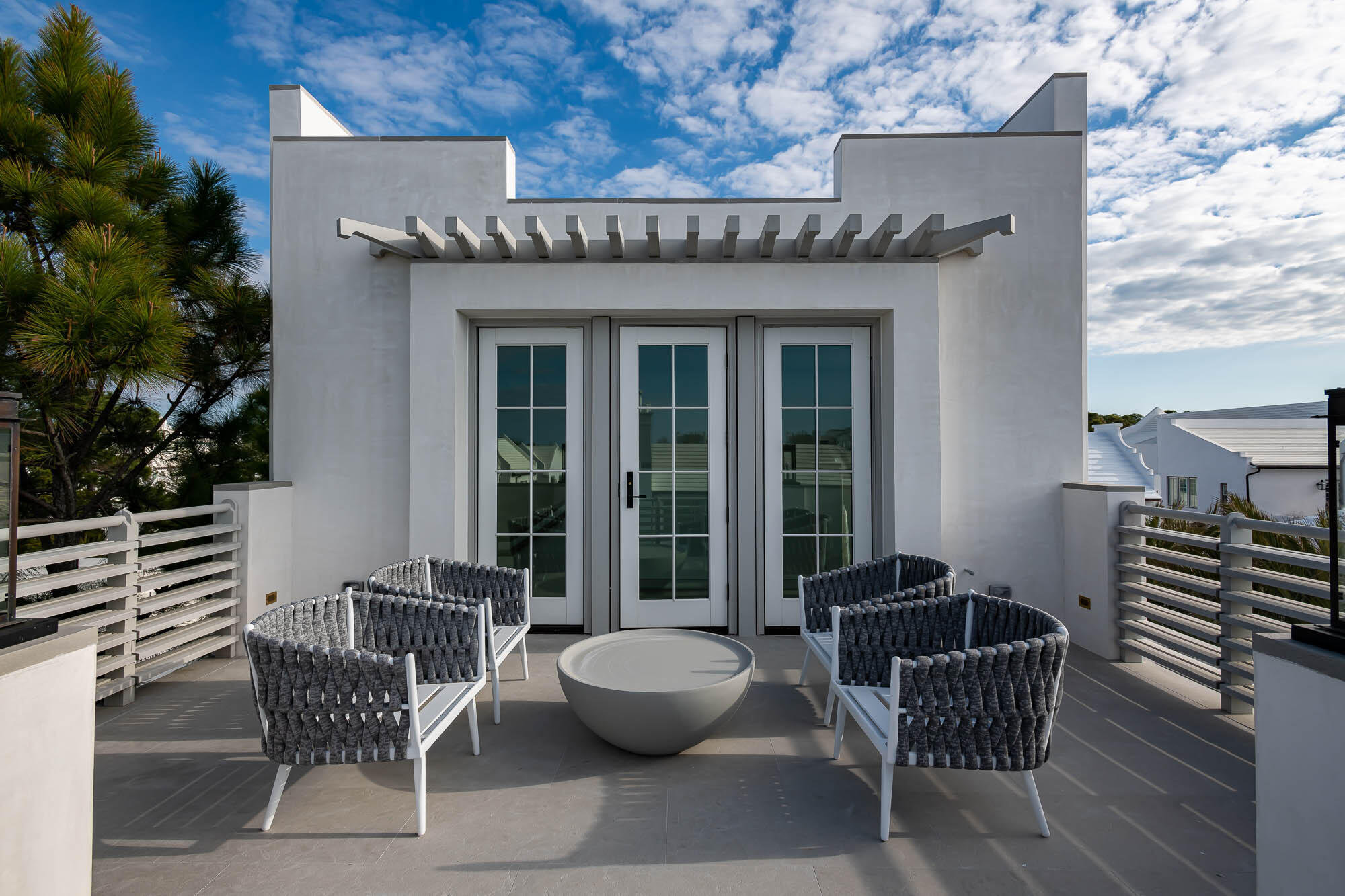 32 Mcgee Dr Inlet Beach Inlet Beach, FL 32461 - Photo 39 of 54 a view of patio with couch and chairs