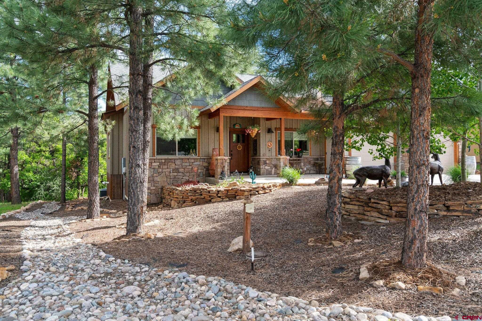 105 Window Lake Trail Durango, CO 81301 - Photo 35 of 36 a view of a house with a yard